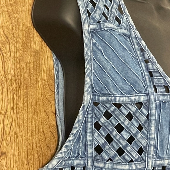 Vintage Denim Vest - Picture 3 of 7